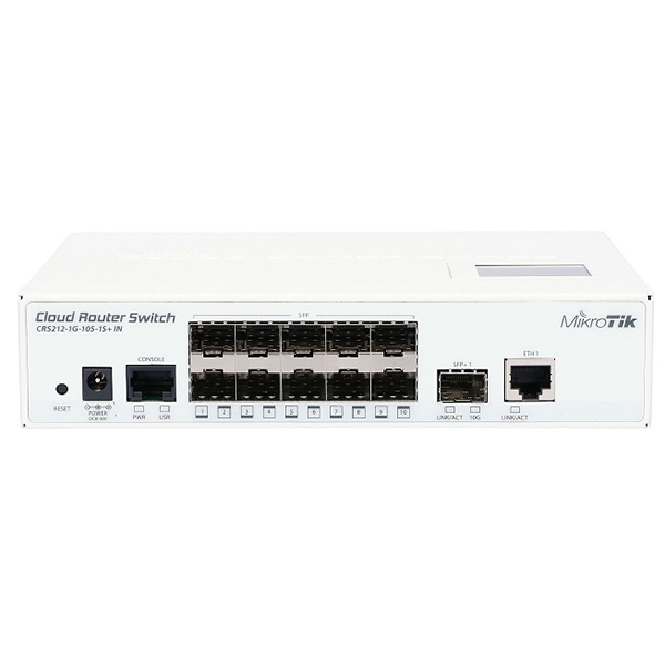 Switch Mikrotik CRS212-1G-10S-1S+IN