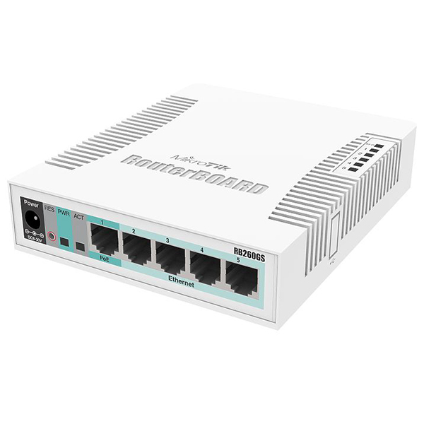 Switch Mikrotik CSS106-5G-1S